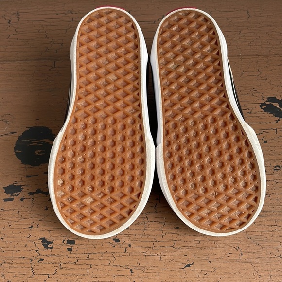 Vans Old Skool Shoes Sneakers Toddler Size 7 Black and White Lace Up - Picture 5 of 8